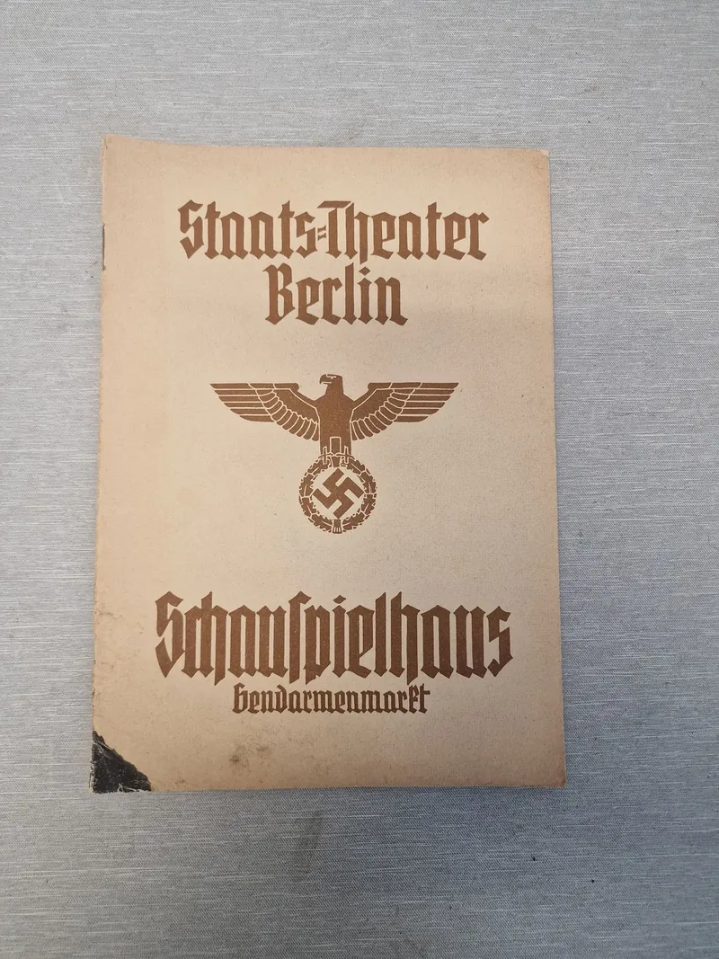 Originalt ww2 hæfte