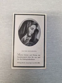 Originale tyske dødsannoncer mm - ww2