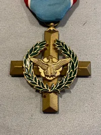 Originalt amerikansk Distinguished Service Cross (Air Force) - Flyvevåbnets 2 højeste orden