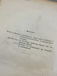 Sjælden original bog fra 1852 -  Felttogene 1848.49.50 med lille stofkors