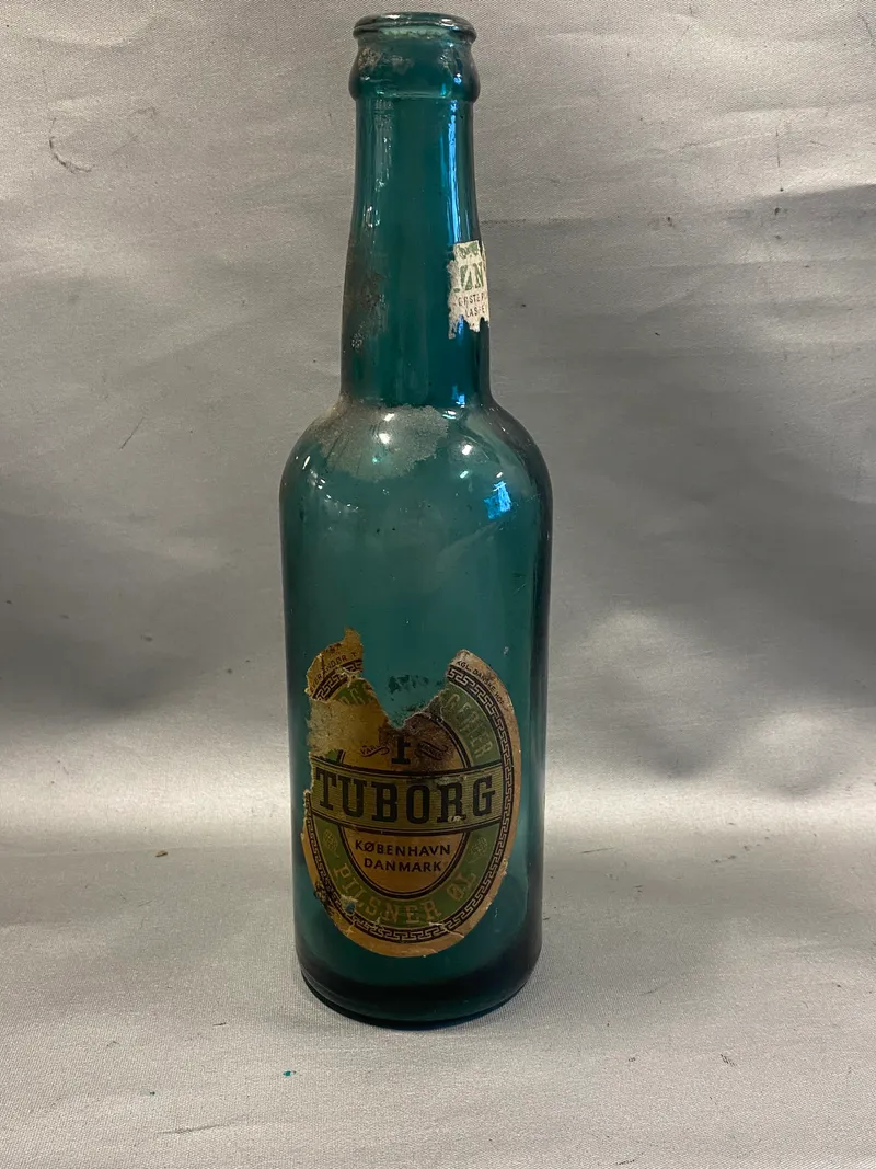 Original Tuborg flaske fra omkring ww2