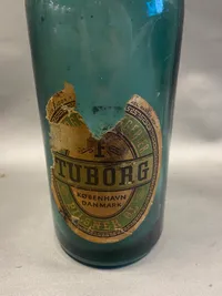 Original Tuborg flaske fra omkring ww2