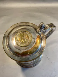 Lågkrus med ilagt 1500 tals Mark mønt - mønt original???
