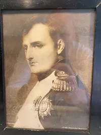 Indrammet foto af Napoleon - alder ukendt, men ikke trykt i går