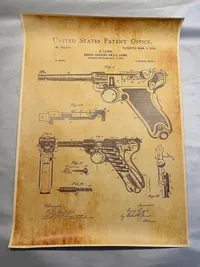 Luger P08 plakat