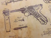 Luger P08 plakat