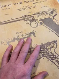 Luger P08 plakat