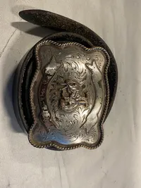 Cowboy bælte med spænde