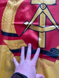 Stort koldkrigs flag - reproduktion
