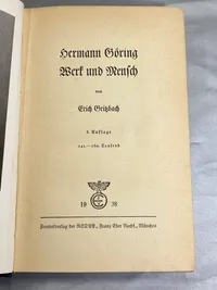 Sjælden original bog - Hermann Göring - Werk und Mensch