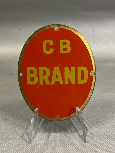 Originalt ww2 skjold - CB brand