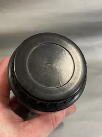 Original tysk bakelit beholder fra 1941 til opbevaring af brandrør