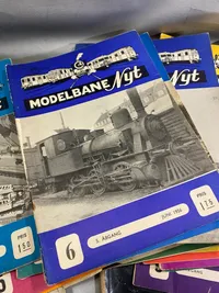 Stor samling togblade mm.