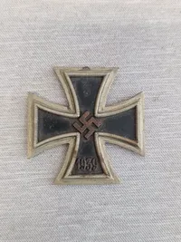 Originalt Tysk WW2 jernkors, øje mangler