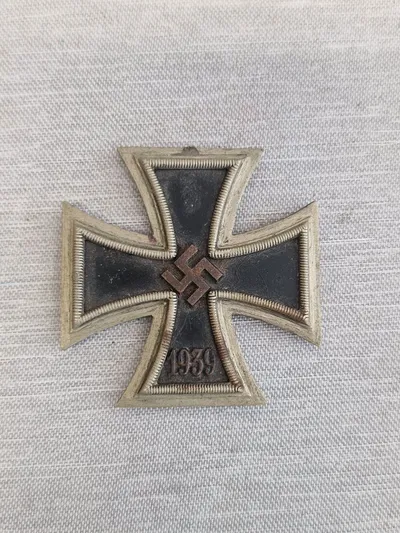 Originalt Tysk WW2 jernkors, øje mangler