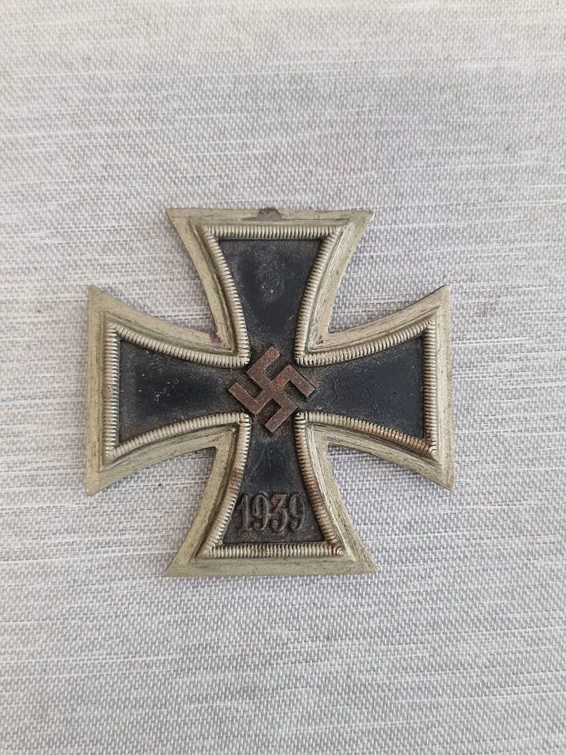 Originalt Tysk WW2 jernkors, øje mangler