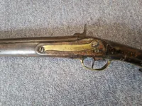 Original Dansk militær musket model 1807 med kyhls indvendige lås, senere brugt til jagt