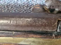 Original Dansk militær musket model 1807 med kyhls indvendige lås, senere brugt til jagt