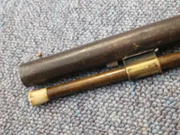 Original Dansk militær musket model 1807 med kyhls indvendige lås, senere brugt til jagt
