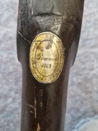 Dansk skytteforeningsriffel M 1865, kal 12 mm sjælden præmie fra akademisk skyttekorps, brugspræget