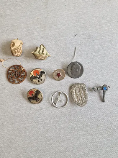 Samling originale WHW mærker WW2