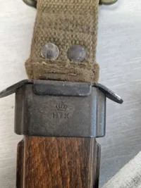 Original dansk M/62 skyttegravskniv