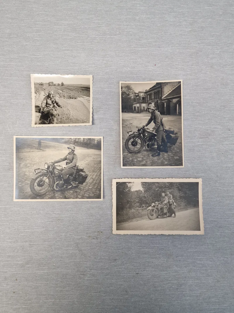 Originale tyske fotos MOTORCYKLER  - ww2