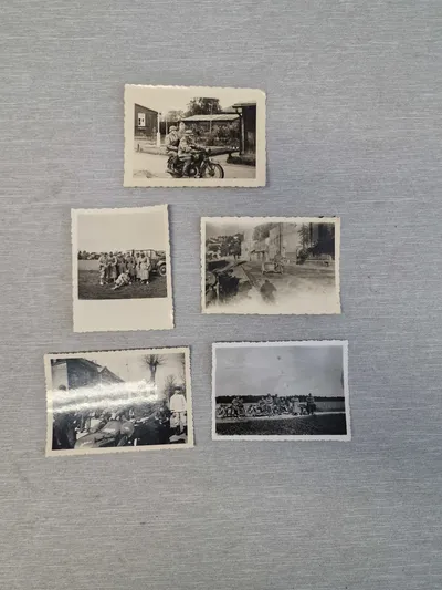 Originale tyske fotos  MOTORCYKLER- ww2