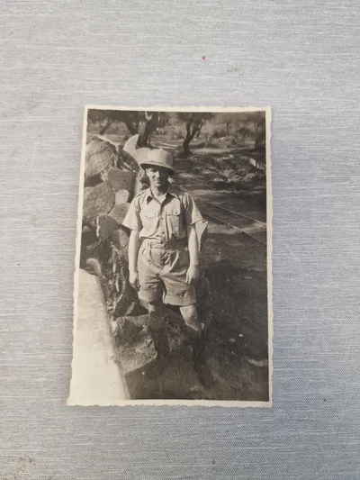 Originalt tysk Afrika korps foto - ww2