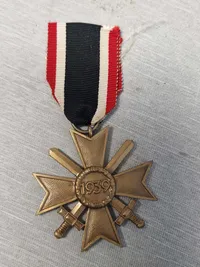Originalt tysk KVK m.sværd