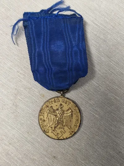 Original medalje for 12 års tro tjeneste