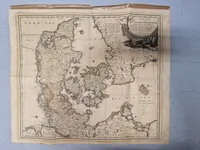 Originalt 17-tals  over Danmark
