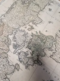 Originalt 17-tals  over Danmark