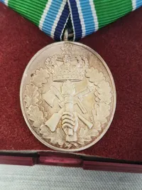 HJV medalje af sterlingsølv m. æske