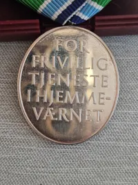 HJV medalje af sterlingsølv m. æske