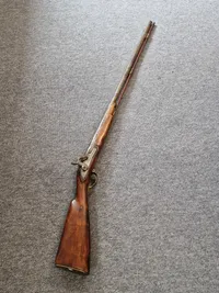 Original forlader Dansk militær musket ombygget til jagt