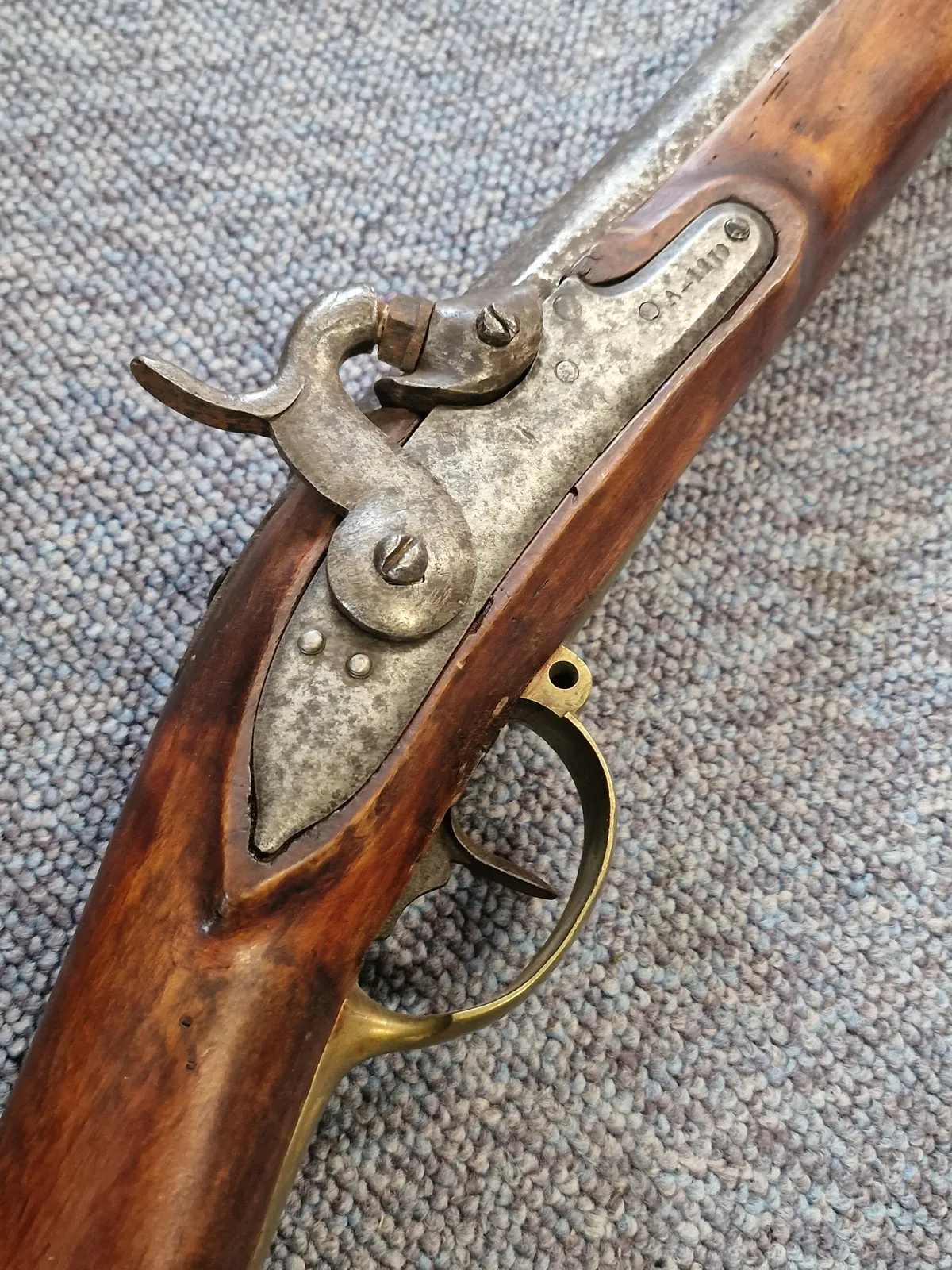 Original forlader Dansk militær musket ombygget til jagt