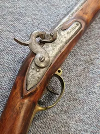Original forlader Dansk militær musket ombygget til jagt