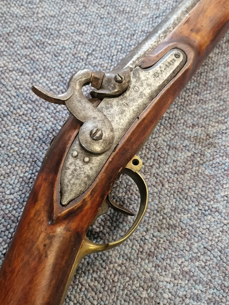 Original forlader Dansk militær musket ombygget til jagt