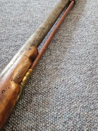 Original forlader Dansk militær musket ombygget til jagt