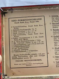 Original Falck forbindingskasse model 1936