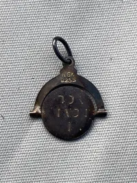 Originalt “snurre vedhæng” når den snurrer rundt kommer teksten “I love you” frem - 925 sterlingsølv