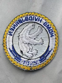 Originalt patch fra HDMS Hvidbjørnen
