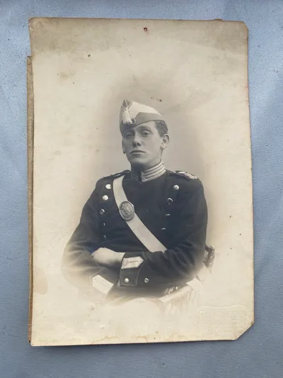 Originalt ældre foto af Garder