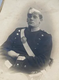 Originalt ældre foto af Garder