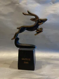 Originalt eksemplar af Børsens Gazellepris fra 2005
