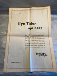 Original befrielses avis fra 1945