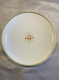 Plakette fra Royal Copenhagen - “Med tak fra Dansk røde kors”