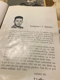 Originalt lot fra samme mand ved artilleri enhed ved Holbæk