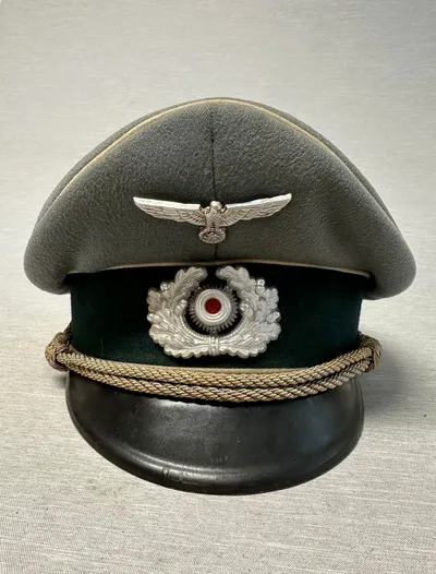 Original Tysk officerskasket infanteri